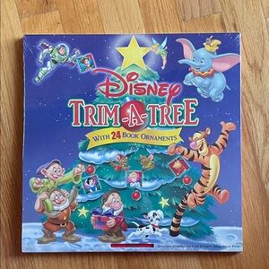 Disney Trim-A-Tree Book Ornaments Set - Blue, Green, Yellow